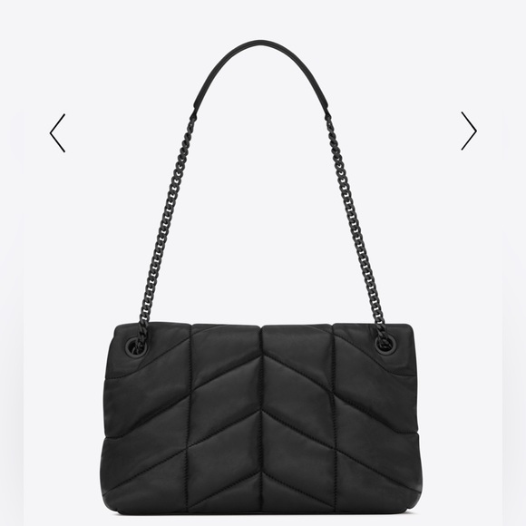 YSL LOU LOU PUFFER IN QUILTED NAPPA LEATHER - Picture 2 of 15